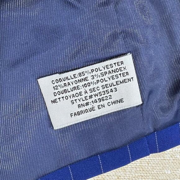 Walter Baker Tanvi Strapless Bustier Top Pinstripe Blue - Picture 5 of 11